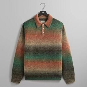 Kith Gradient Harmon Rugby Pullover Sweater "Theory"